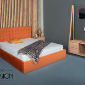 Συνδυάστε το υφασμάτινο κρεβάτι με άλλα έπιπλα