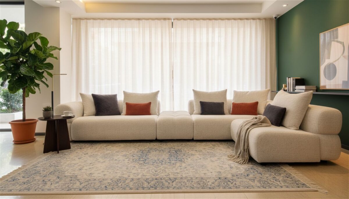 Καναπες γωνία Vanilla