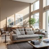 Καναπες γωνία Warm 4θεσιος